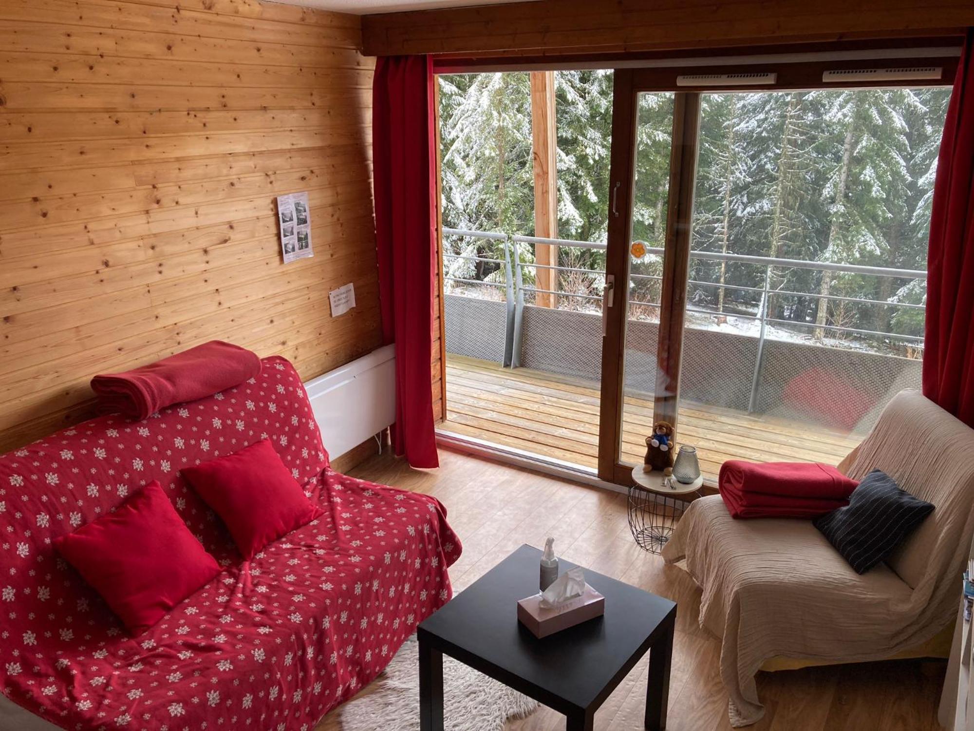 Studio Chamrousse 1700 Pour 4 Personnes - Au Calme - Avec Wifi Dış mekan fotoğraf